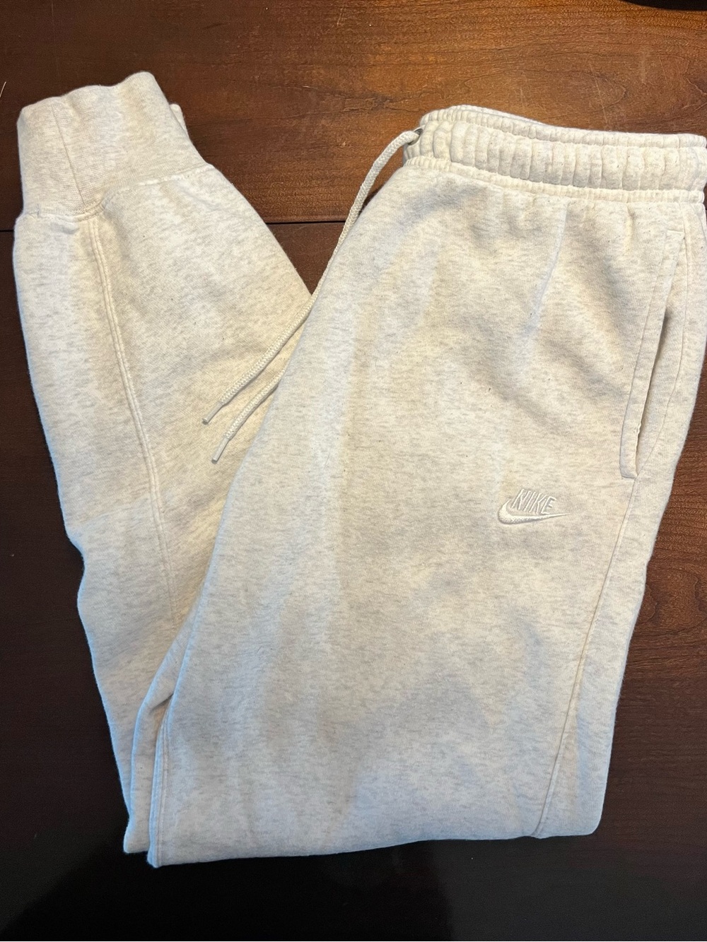 Nike Heather Gray Fleece Joggers